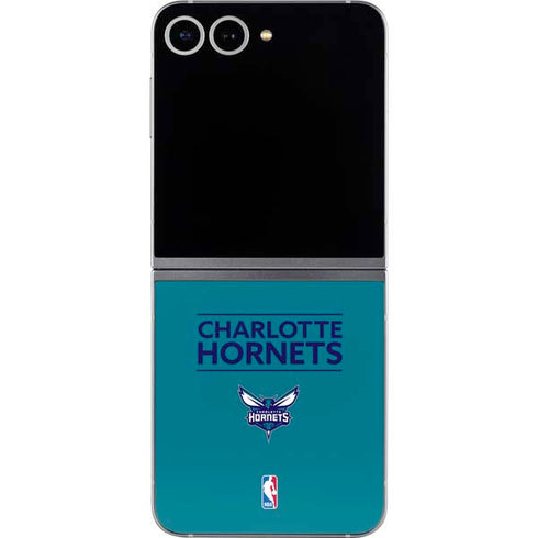 NBA Charlotte Hornets Standard - Blue Galaxy Z Flip6 Skin